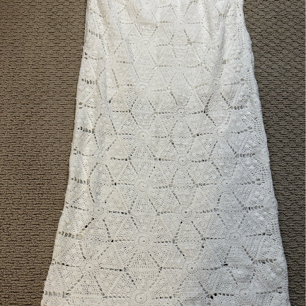 Free People crochet skirt